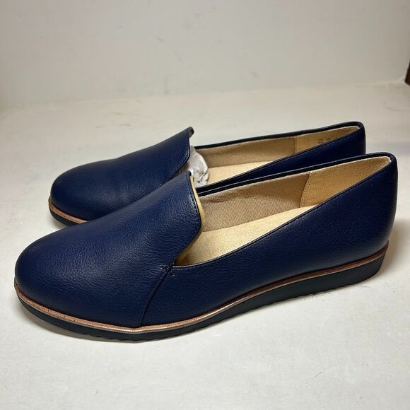 Life Stride Womens 8 W Navy Tumble Zendaya Flat Slip On Loafers NIB IY2 - Picture 2 of 4